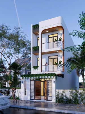 Mẫu nhà 2 tầng 2025 
